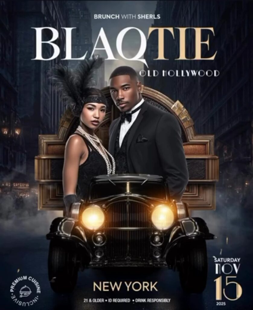 Brunch With Shrels : BLAQ TIE / OLD HOLLYWOOD